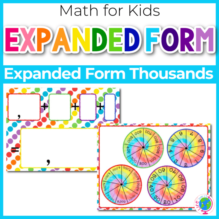 expanded form spinner game for second grade