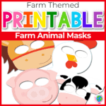 Free Printable Farm Animal Masks That Your Kids Will Love - Life Over C's