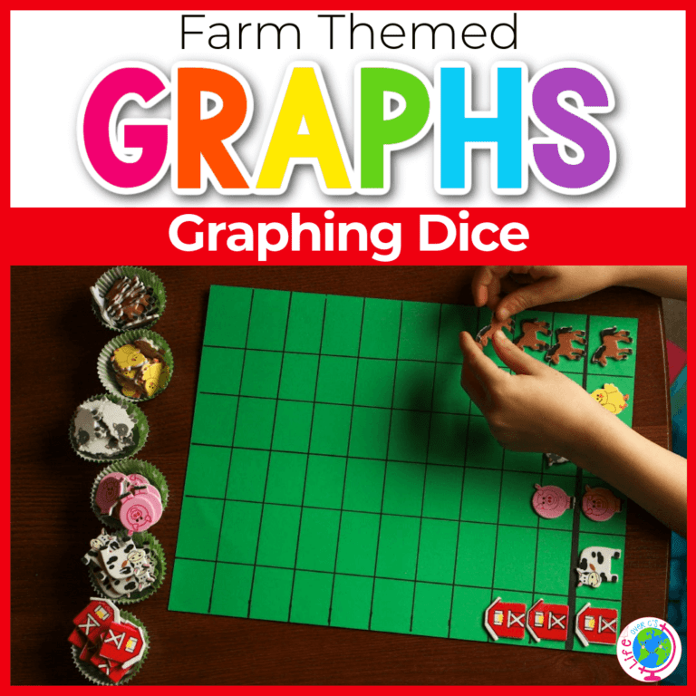 farm themed graph activity for kindergarten