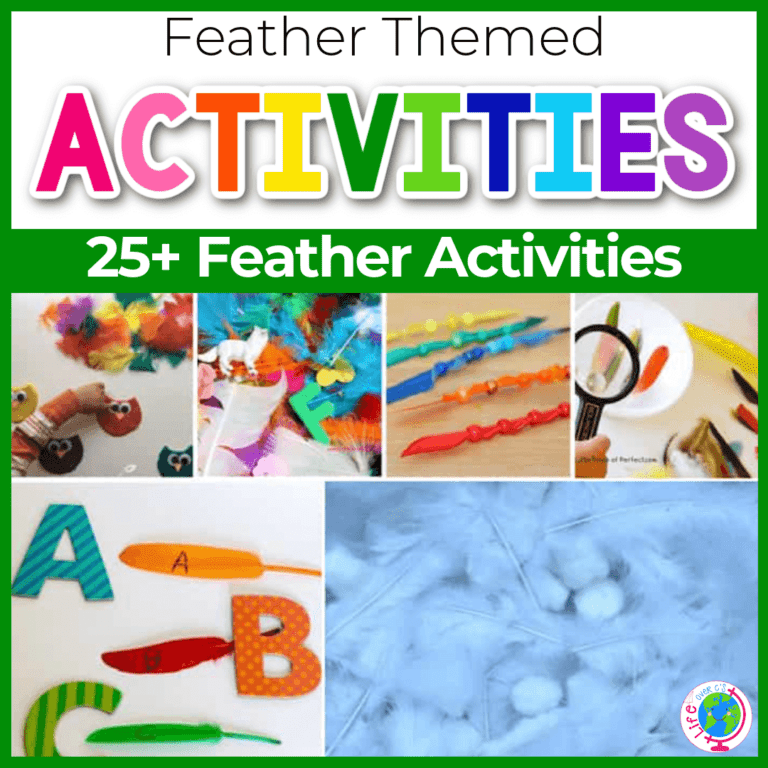 feather activities and crafts for kids