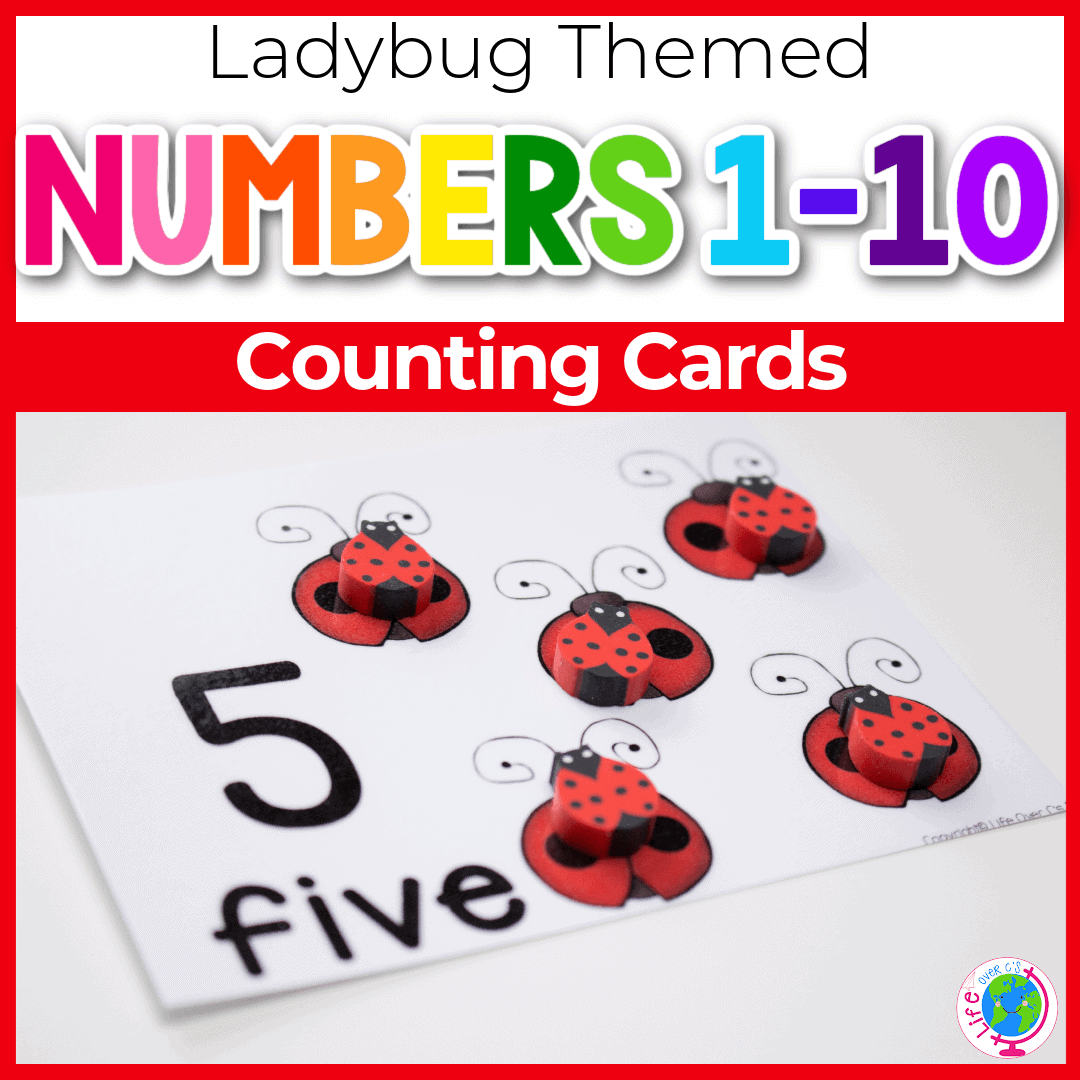 Ladybugs Numbers Printable Ladybug Math For Preschool Kindergarten Ladybugs Numbers Printable Ladybug Math For Preschool Kindergarten