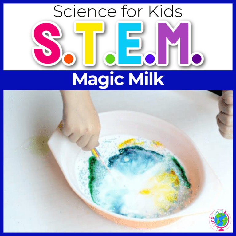 magic milk stem experiment for kids