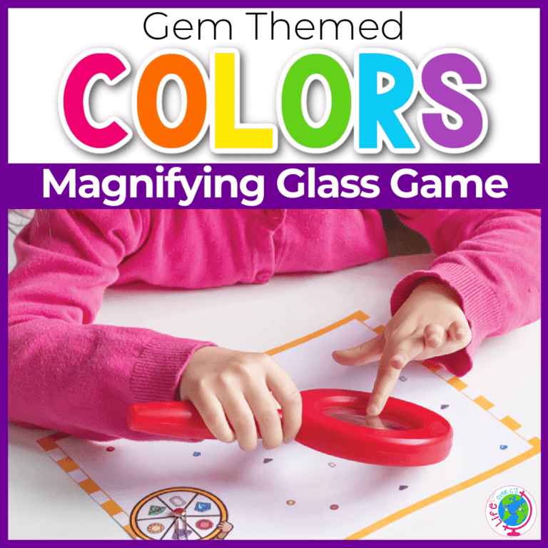 magnifying class find the color game for preschoolers