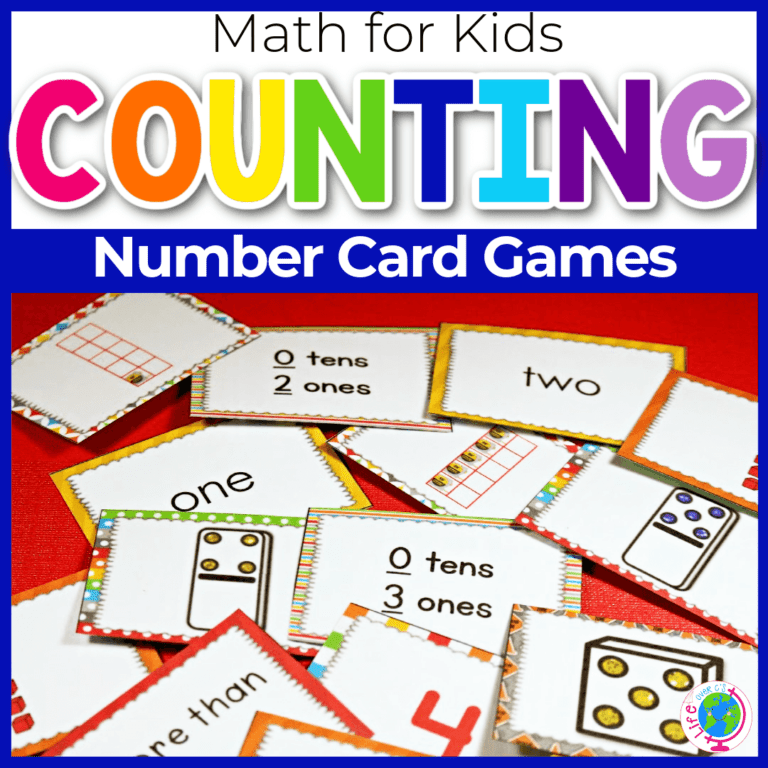 number counting card games for kids
