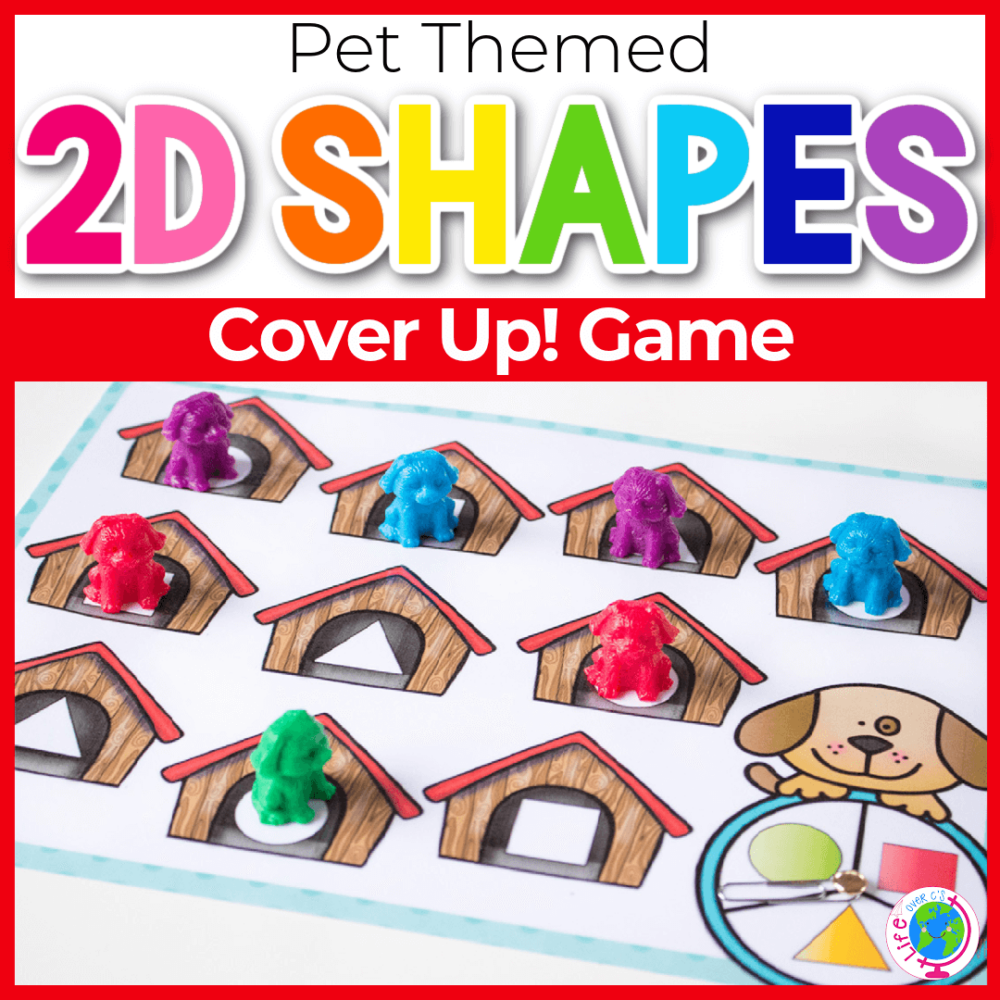 Dog House Shape Game for Preschoolers Life Over C's