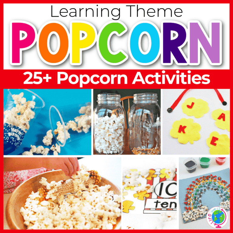popcorn theme activities for kids