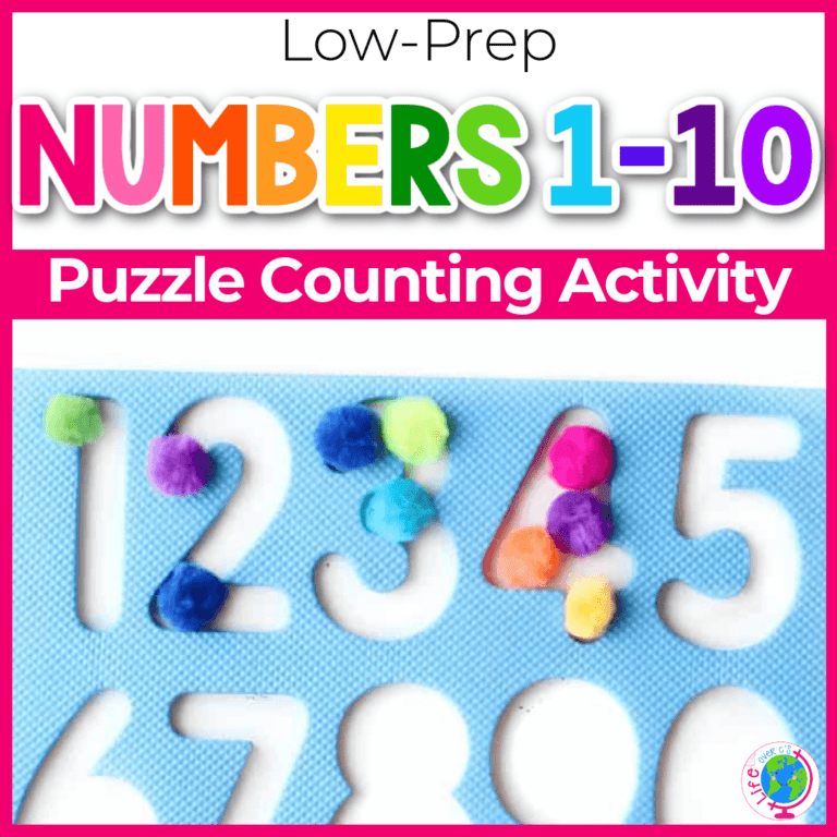 puzzle counting activity easy counting activity for preschool