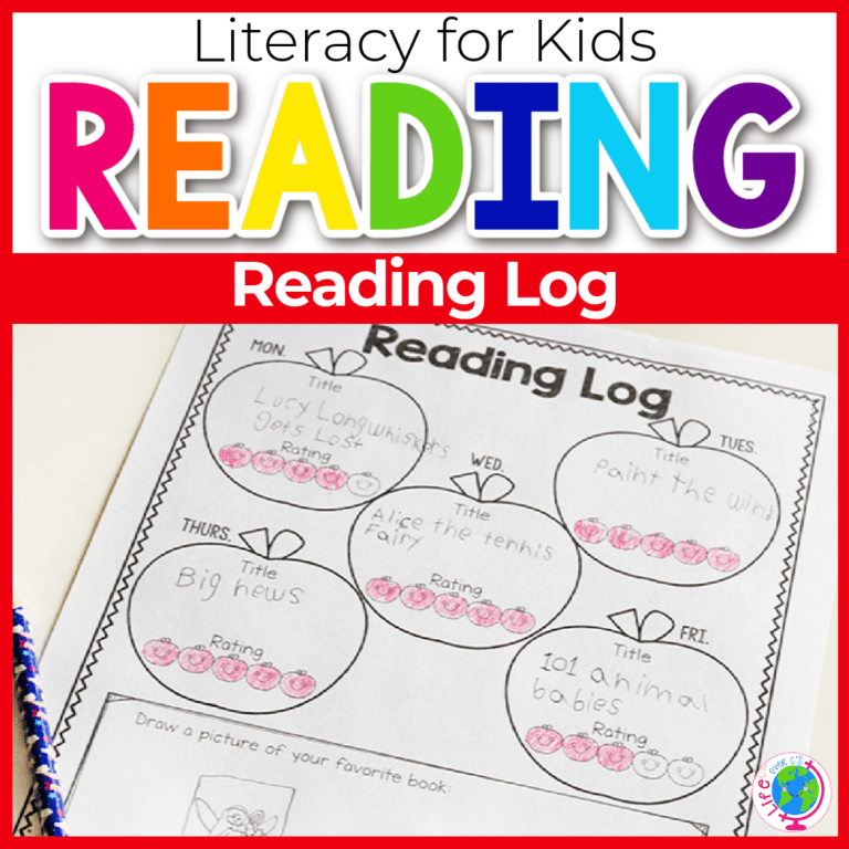 reading log black and white printables