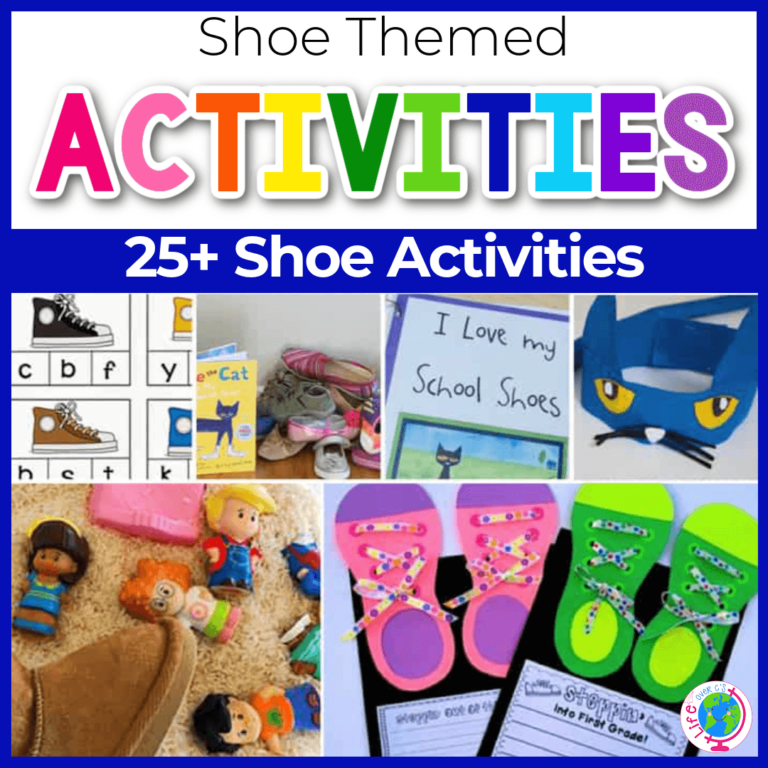 shoe theme activities for children's books