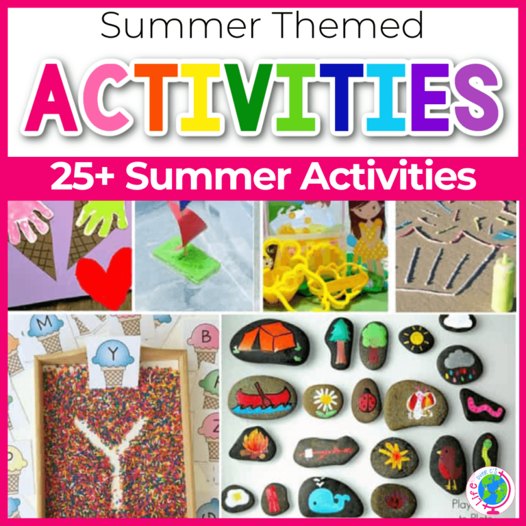 summer theme preschool activities and printables