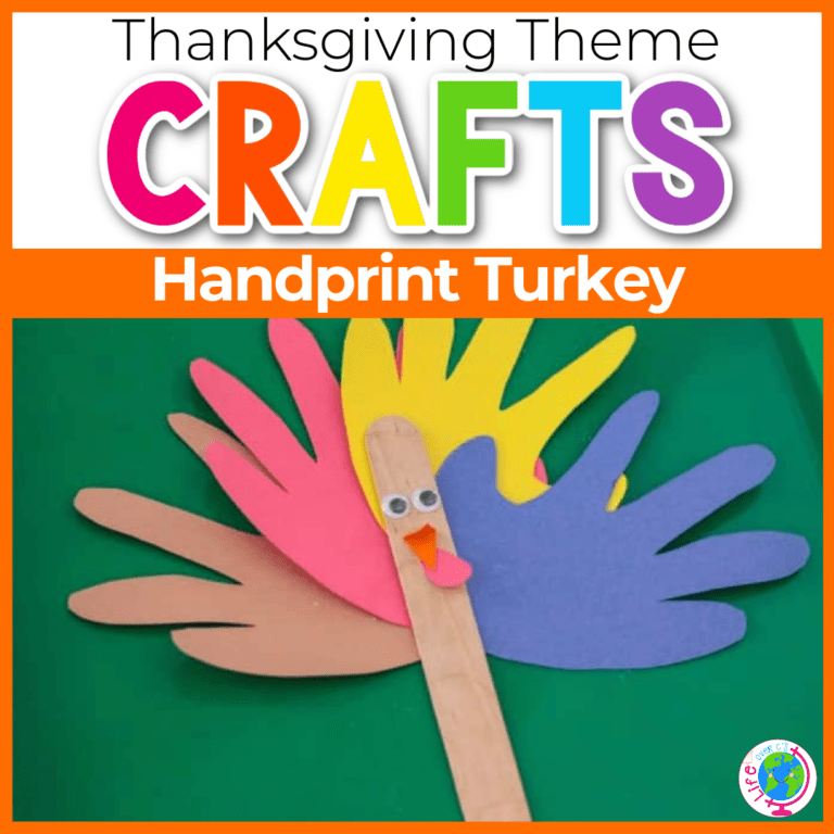 thanksgiving handprint turkey craft for kids