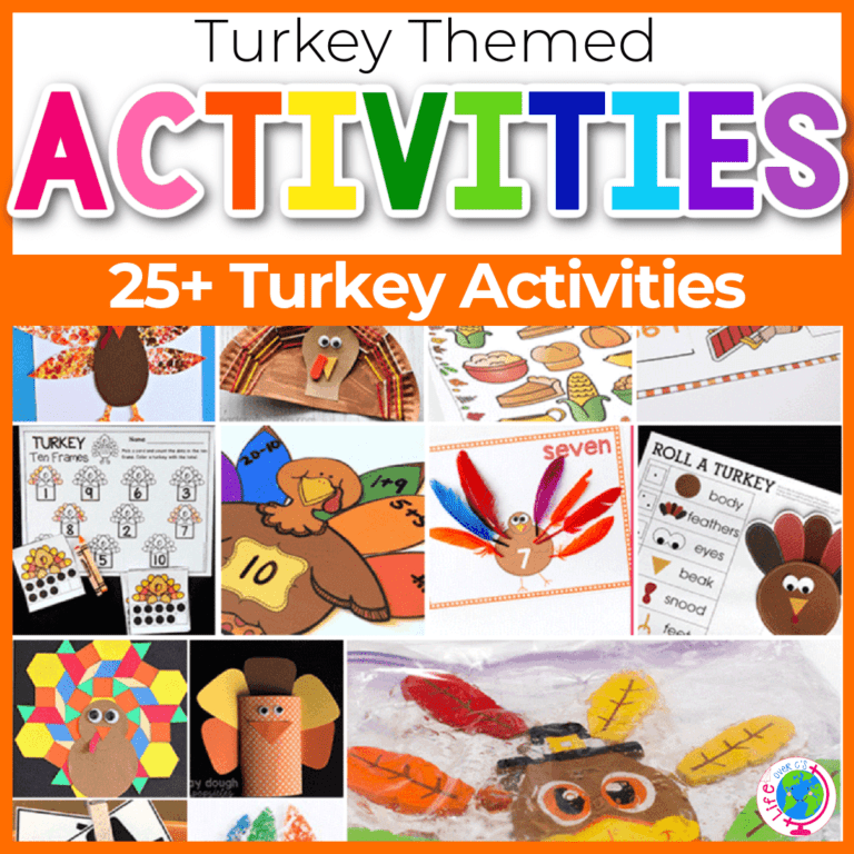 turkey activities for preschool and kindergarten
