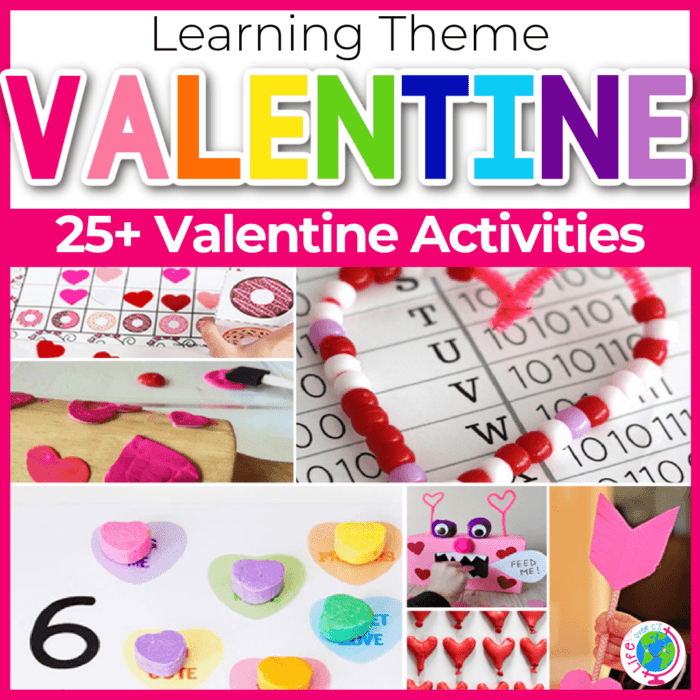 valentine theme activities for kids