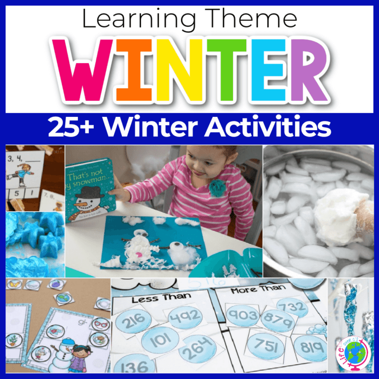 winter theme activities for kids