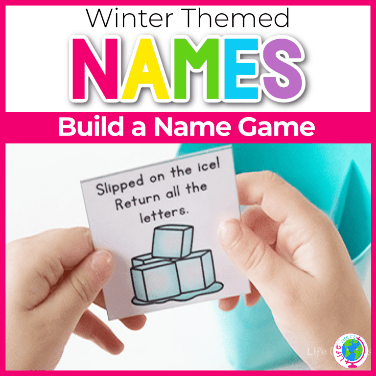 costumizable slippery ice name game for kids