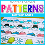 Free Printable Winter Pattern Mats for Kindergarten