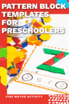 Free Printable Lowercase Alphabet Pattern Block Mats