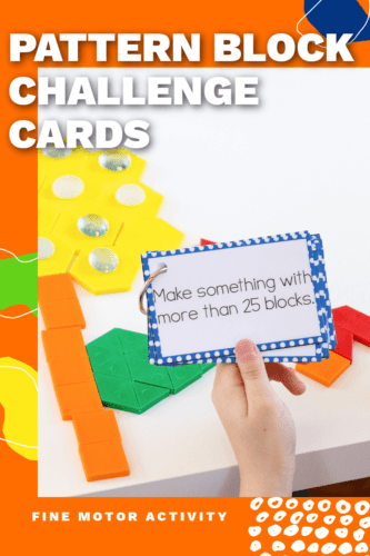 Free Printable Pattern Block STEM Challenge Cards