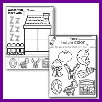 30 Free Printable Letter Z Alphabet Worksheets