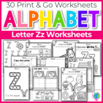 30 Free Printable Letter Z Alphabet Worksheets