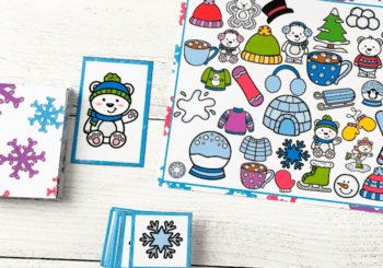 Freebie! ️☕ Winter I Spy Printable for Preschoolers