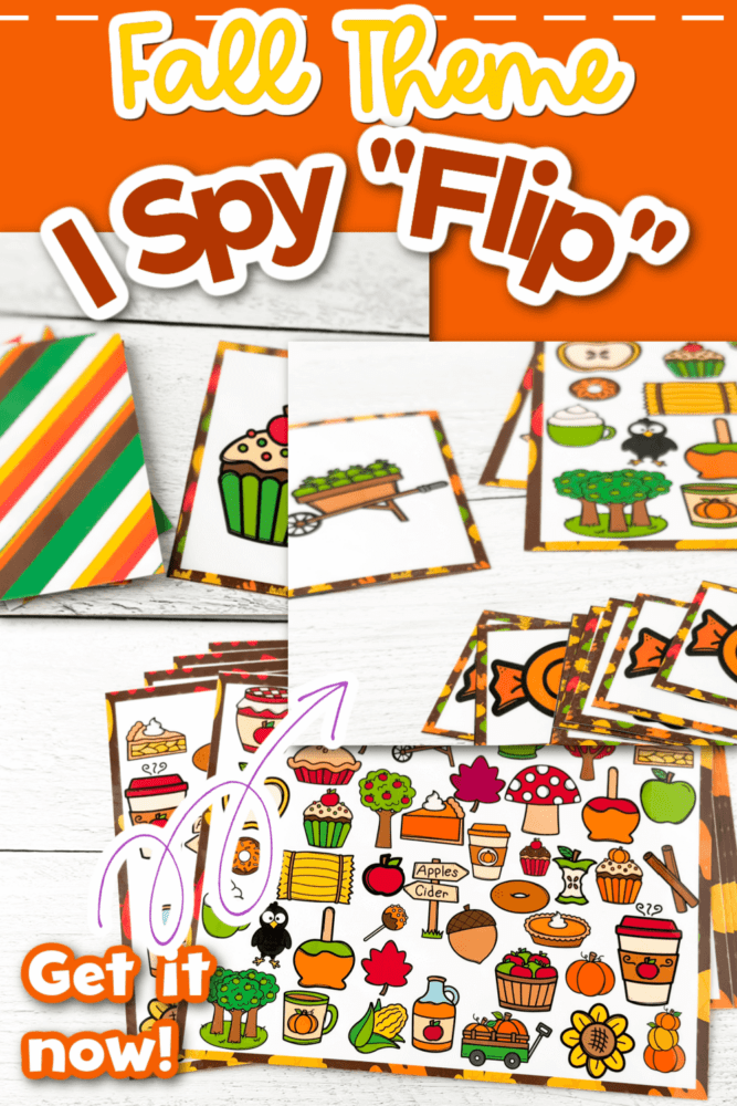fall i spy images and board games for playing i spy "flip" board game