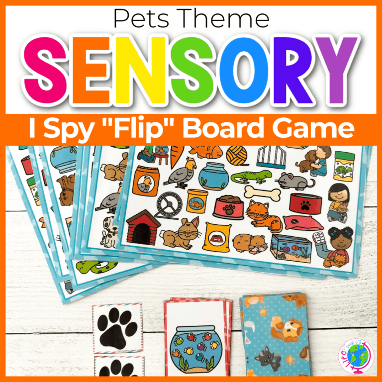 pet themed i spy game to practice visual scanning and discrimination.