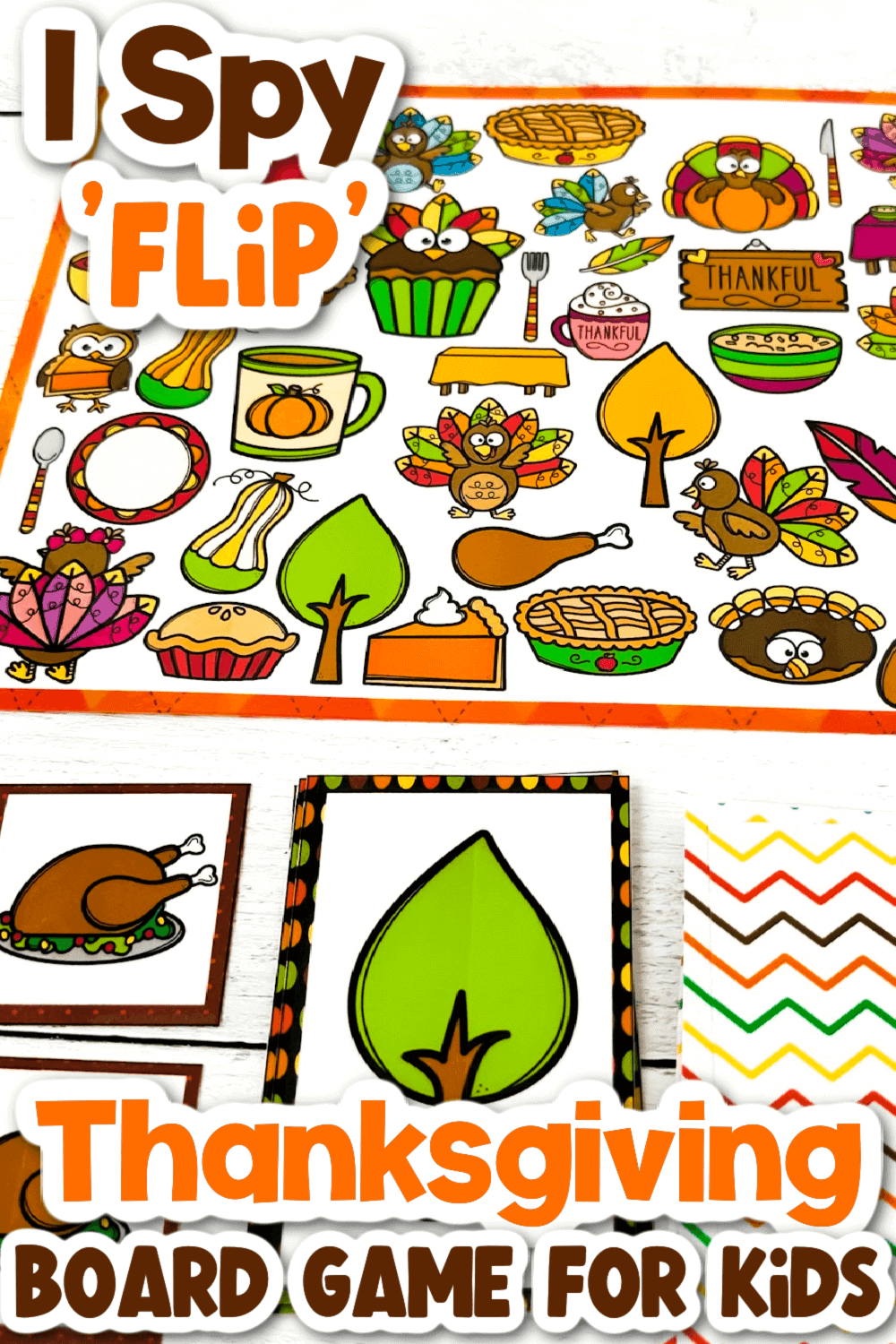 Thanksgiving “Flip” Printable I Spy Games for Kids – Life Over C's