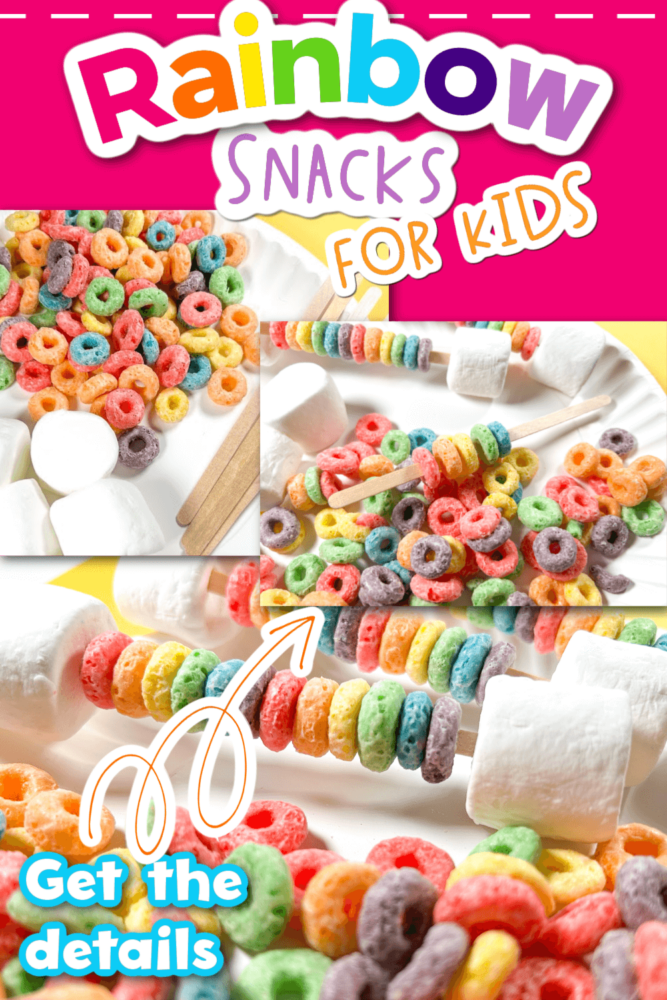 Easy Rainbow Snack on a Stick for Preschool