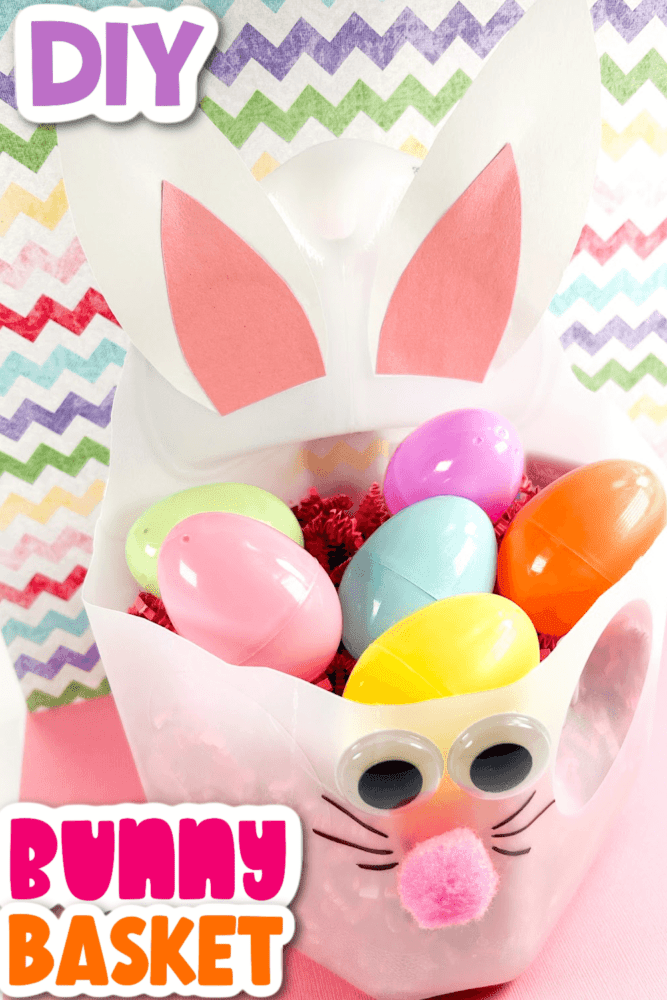 milk jug easy easter crafts for kids.