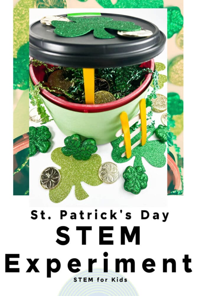 simple leprechaun trap school project made from coffee can
