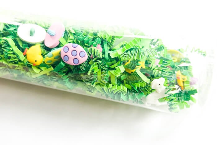 i spy easter sensory bottle