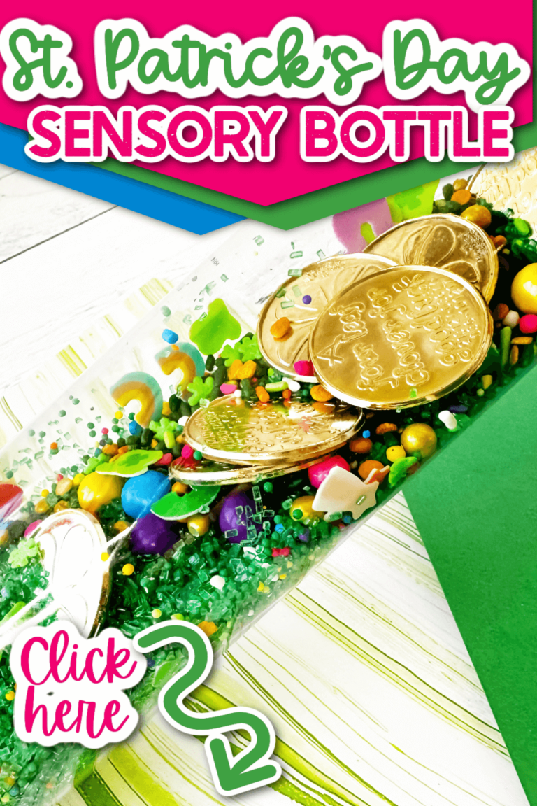 Fun St. Patrick's Day Sensory Bottle for Preschoolers 🍀🌈