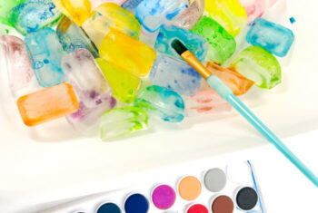 Summer Ice Cube Painting Project for Kids