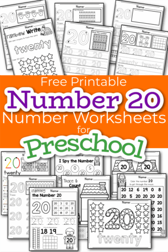 Making 20 Printable Free Printable Number 20 Worksheets