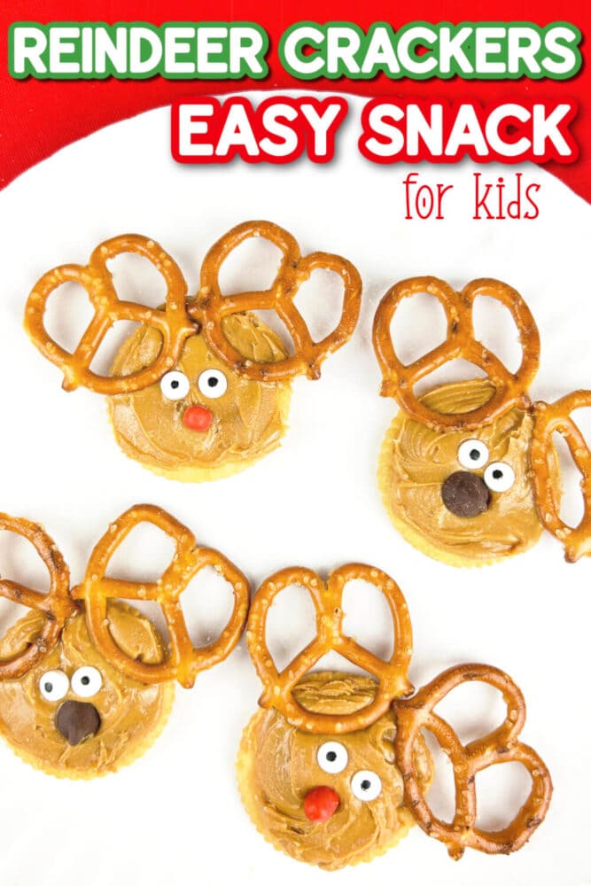make adorable reindeer snacks using simple ingredients.
