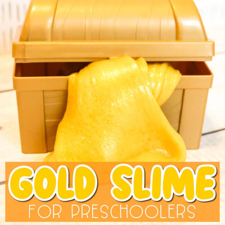 gold slime is inside a pirate chest toy.