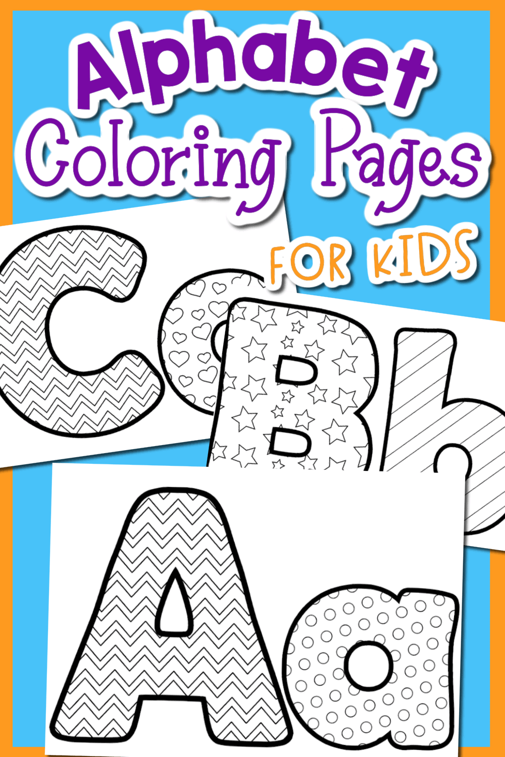 Free Printable Alphabet Coloring Pages for Kids