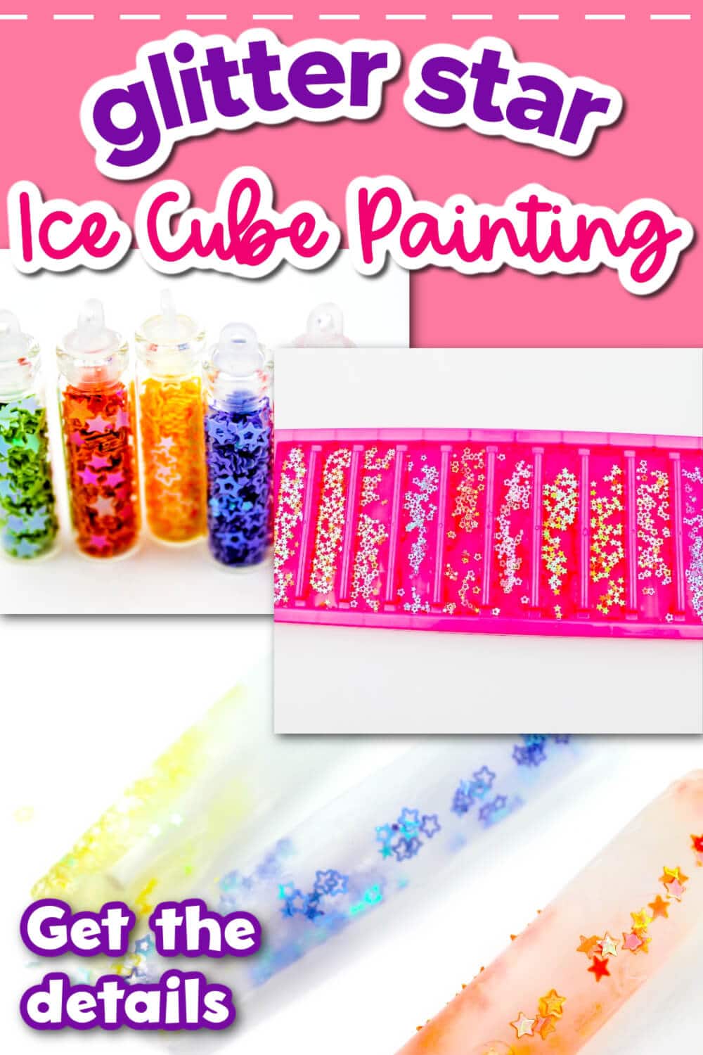 Easy Star Ice Cube Painting for Kids
