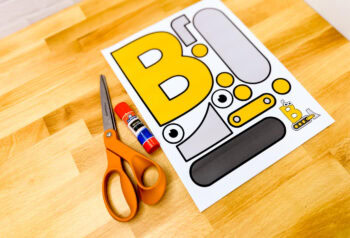 Free Printable Uppercase Letter B Craft Template - Life Over C's