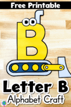 Letter Creative B.pdf Free Printable Uppercase Letter B Craft Template - Life Over C's