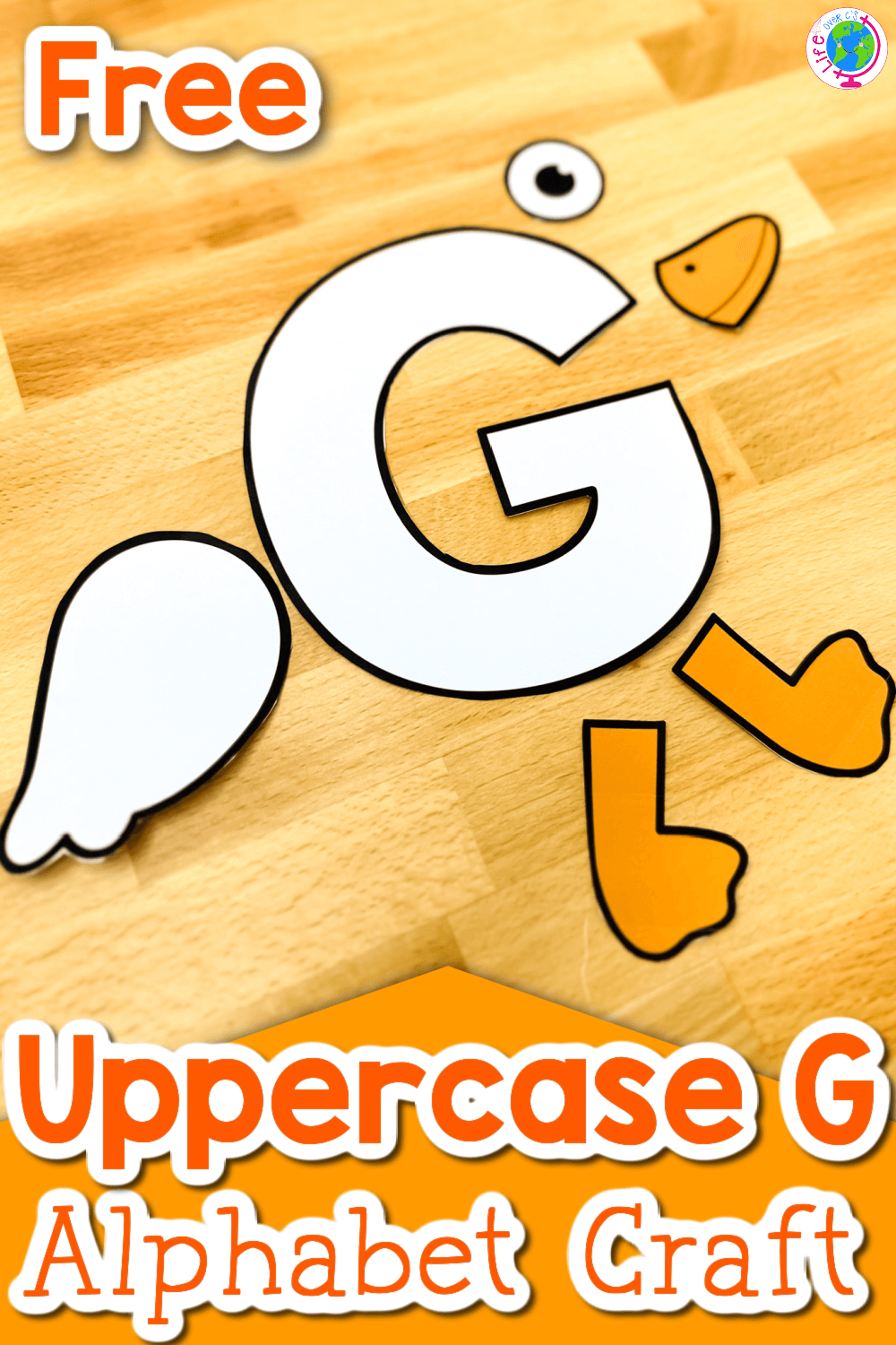 Free Printable Uppercase Letter G Craft Template Free Printable Uppercase Letter G Craft Template