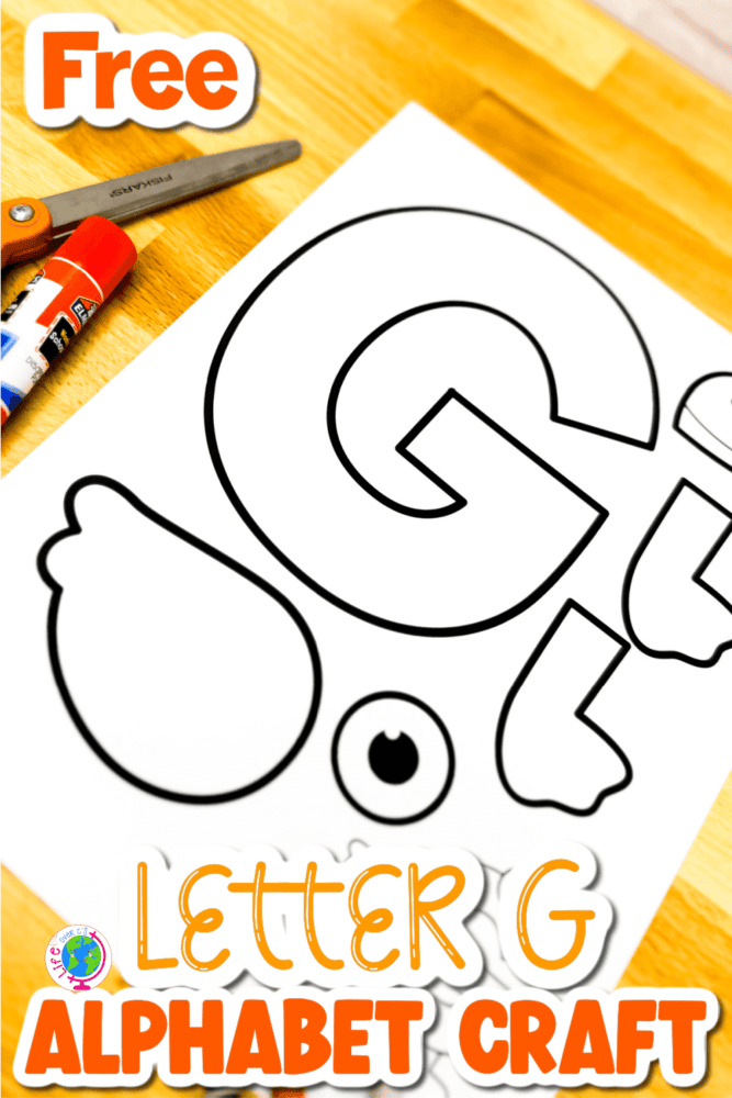 Free Printable Uppercase Letter G Craft Template Free Printable Uppercase Letter G Craft Template