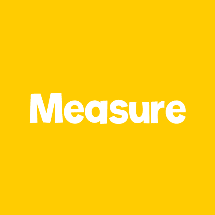 yellow square icon text says [measure]