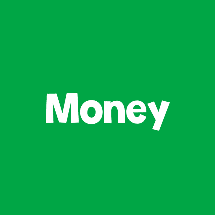 dark green square icon text says [money]