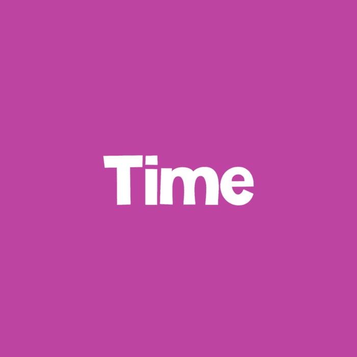 light purple square icon text says [timer]