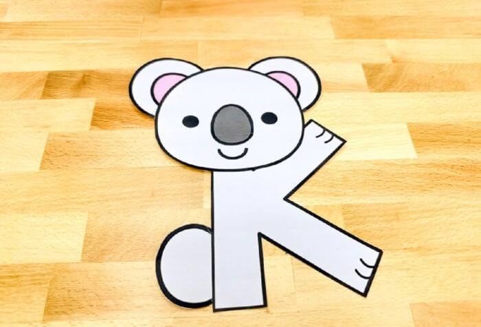 uppercase-letter-k-craft-free-printable-template for Free Printable Letter K Template Uppercase Letter K Craft Free Printable Template for Free Printable Letter K Template