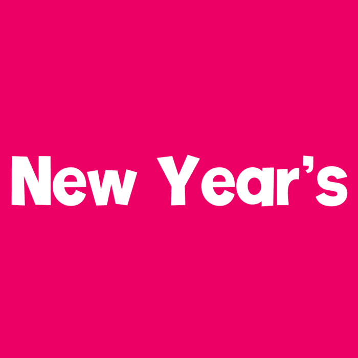 New Year's icon
