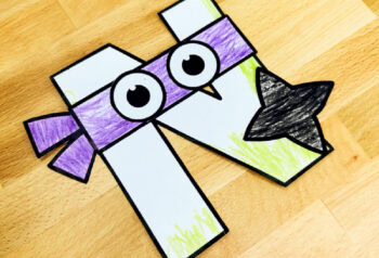 Free Printable Uppercase Letter N Craft Template