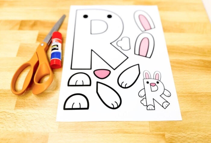 free-printable-uppercase-letter-r-craft-template for Free Printable Letter R Template Free Printable Uppercase Letter R Craft Template for Free Printable Letter R Template